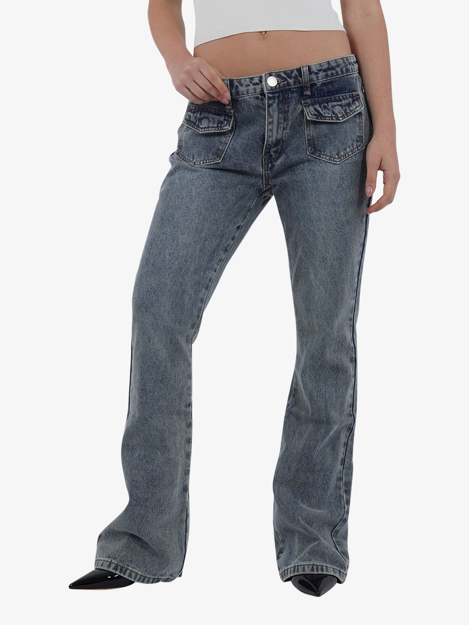 GLAMOROUS Jeans AN4708 donna cotone denim