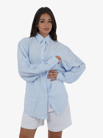 GLAMOROUS Camicia oversize CK7580 donna blu