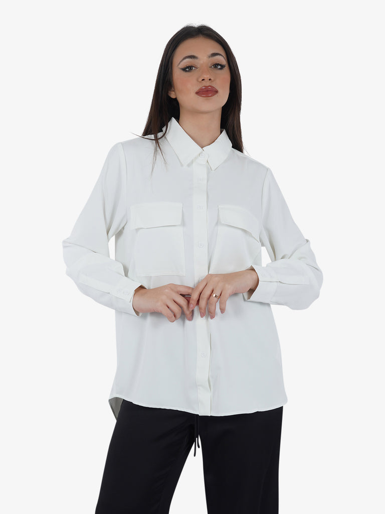 GLAMOROUS Camicia GS0555 donna bianco