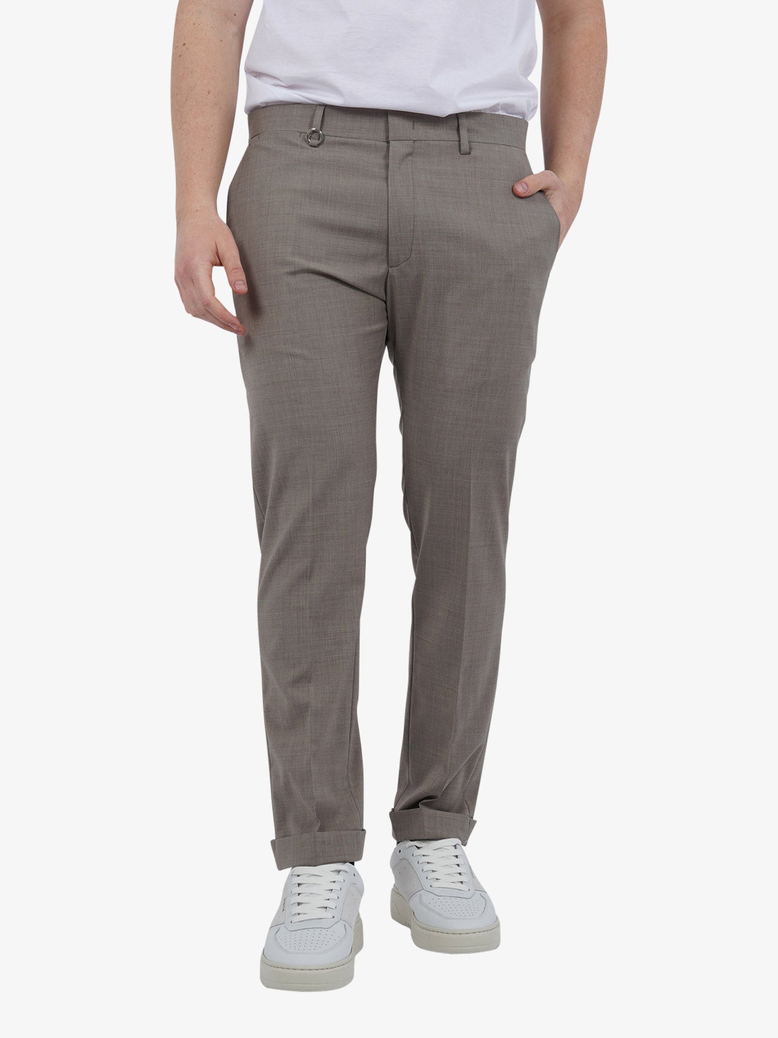 GOLDEN CRAFT Pantalone ROXY LIGHT GC1PSS246651 uomo lana marrone