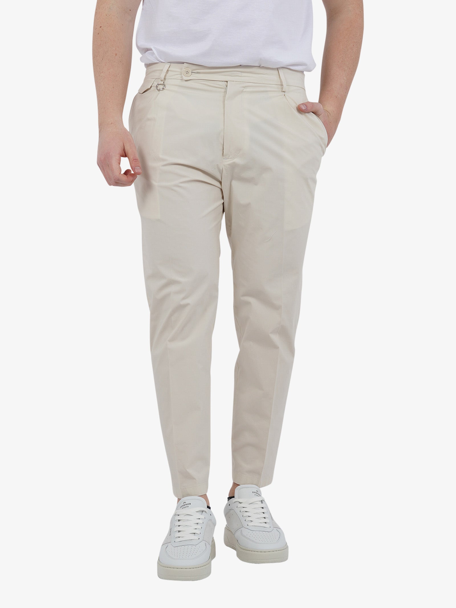 GOLDEN CRAFT Pantalone CHARLES LIGHT GC1PSS246656 uomo cotone beige