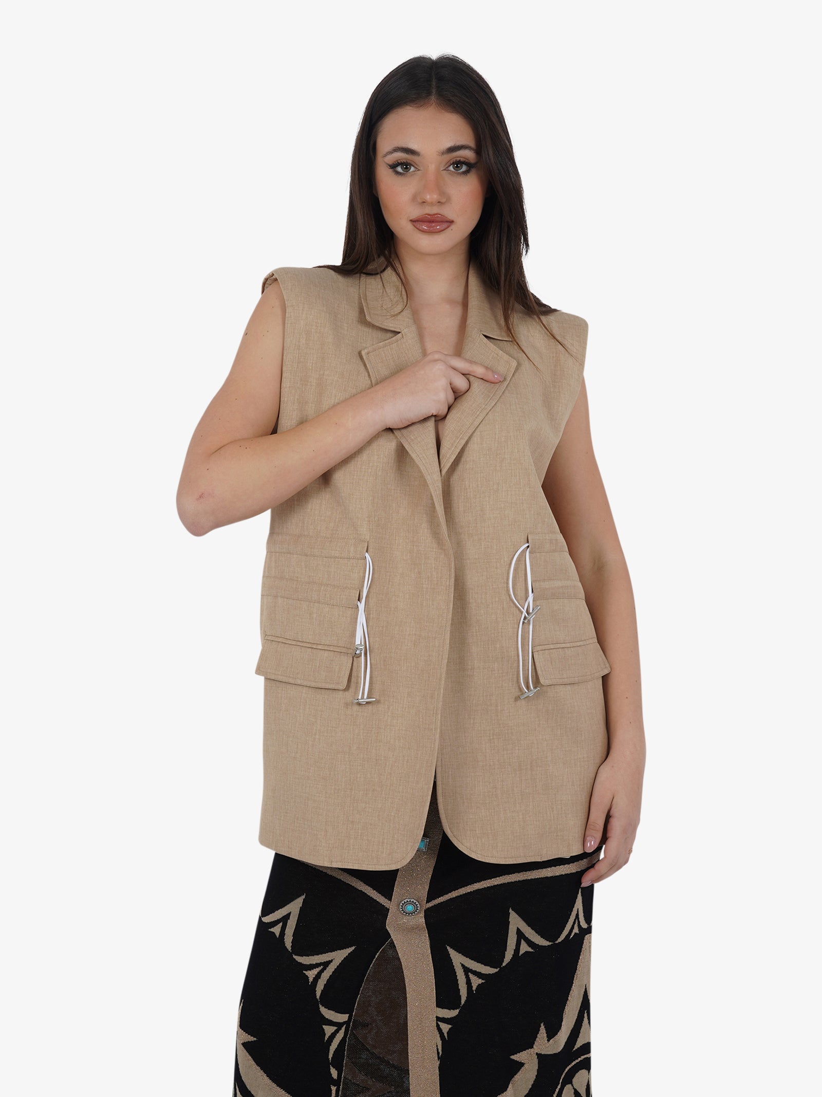 JIJIL Blazer GI199 donna beige