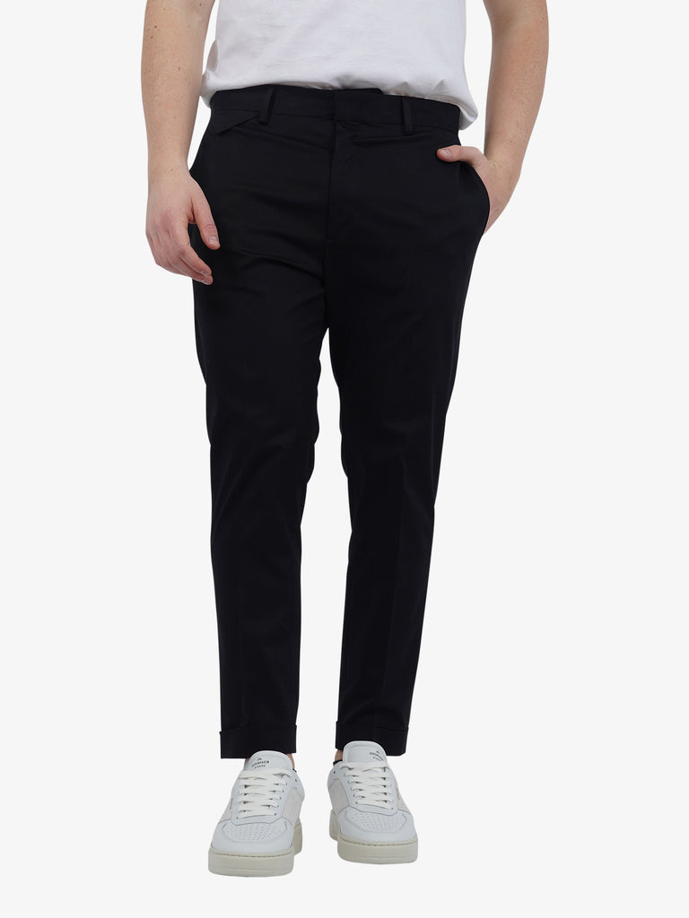 LOW BRAND Pantalone COOPER T1.7 LUX L1PSS246720 uomo cotone nero
