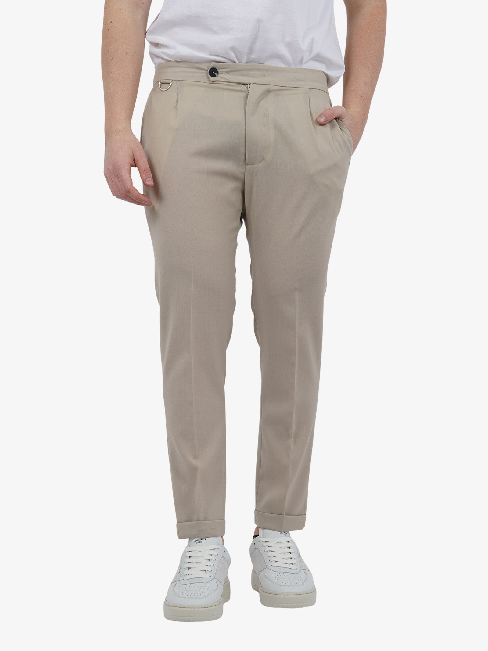 LOW BRAND Pantalone RIVIERA TROPICAL L1PSS246725 uomo lana beige