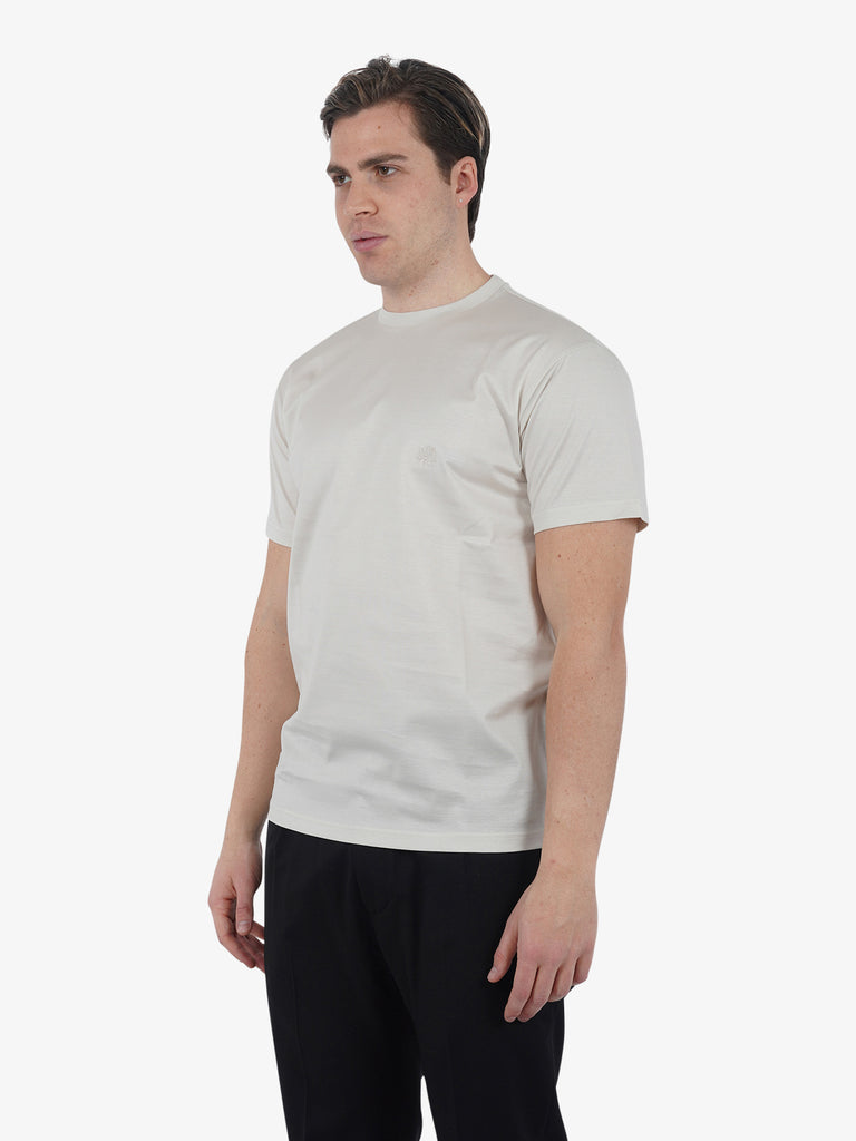 LOW BRAND T-shirt B150 Rose con ricamo L1TSS246498 uomo cotone grigio