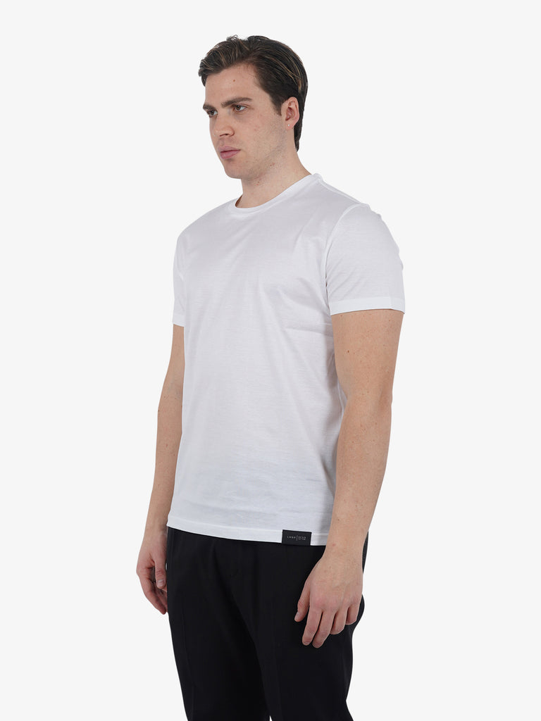 LOW BRAND T-shirt B173 L1TSS246507 uomo cotone Filo di Scozia bianco