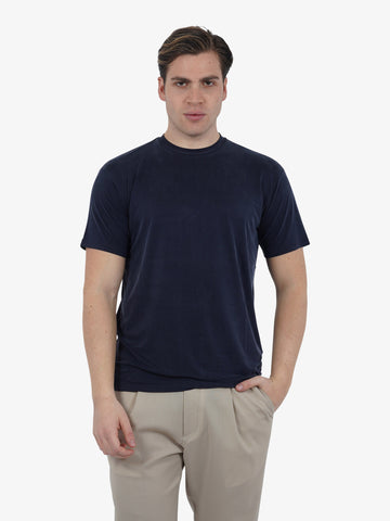 LOW BRAND T-shirt B224 L1TSS246516 uomo cupro blu