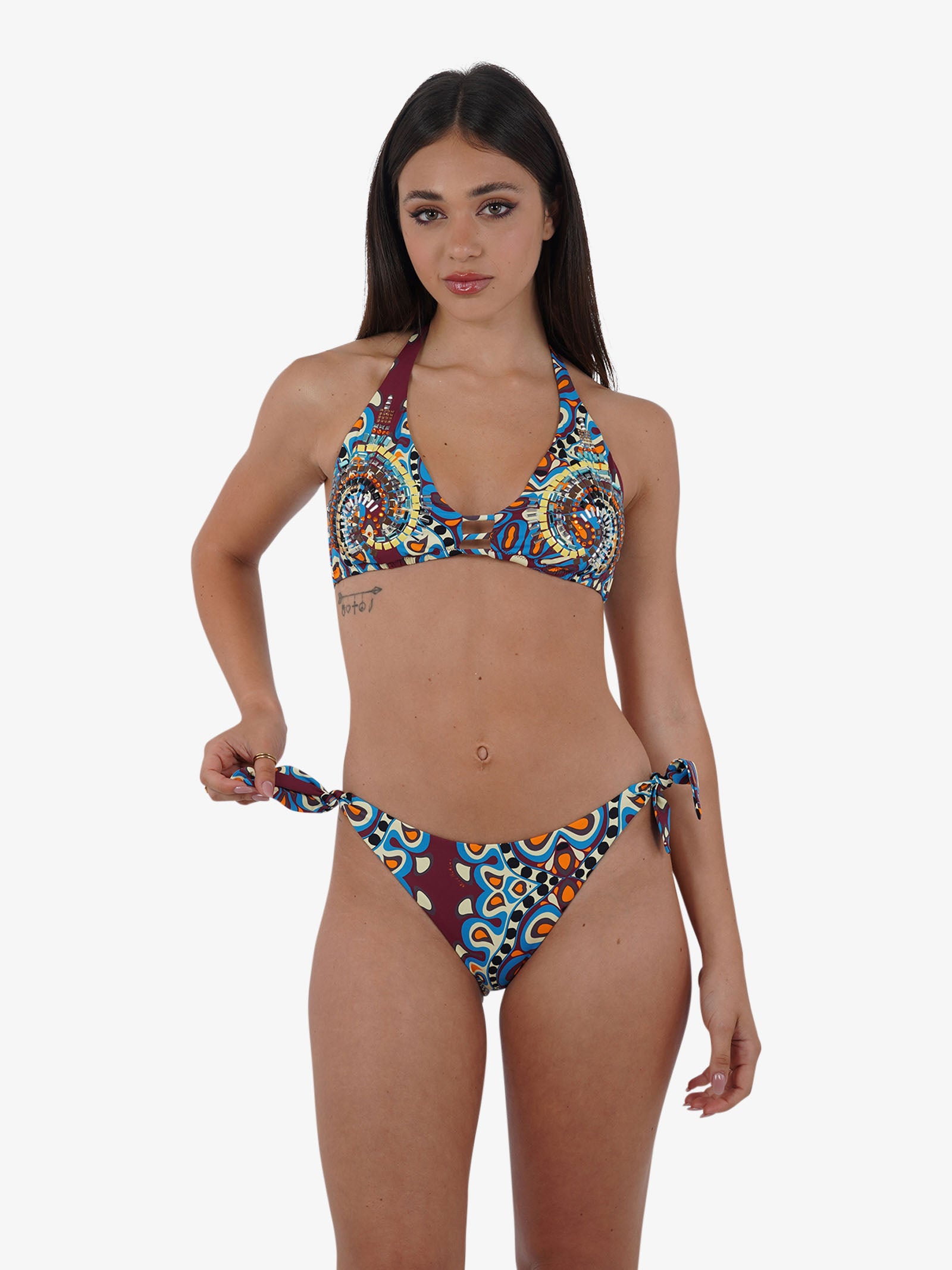 MISS BIKINI Costume da bagno bikini triangolo a vela V4002S donna multicolor