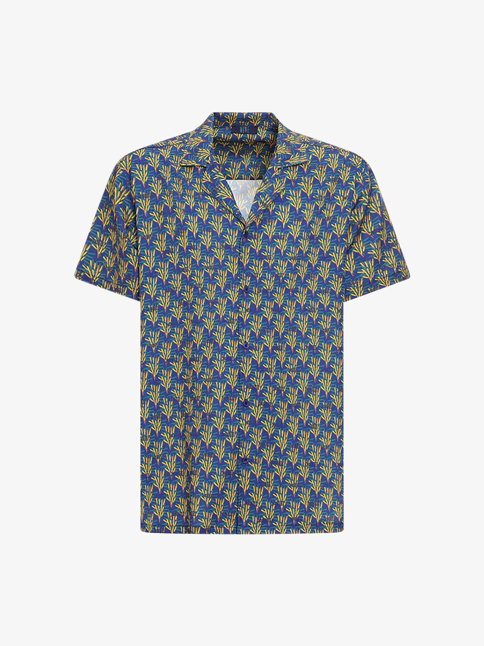 MOVE BEACHWEAR Camicia Bowling con stampa CAMICIA PRINT 24 uomo multicolor