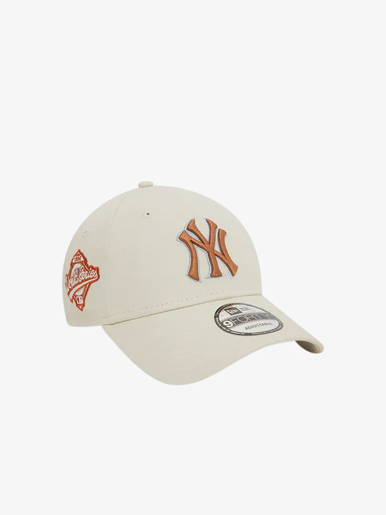NEW ERA Cappello 9FORTY New York Yankees MLB Patch 60503506 cotone bianco