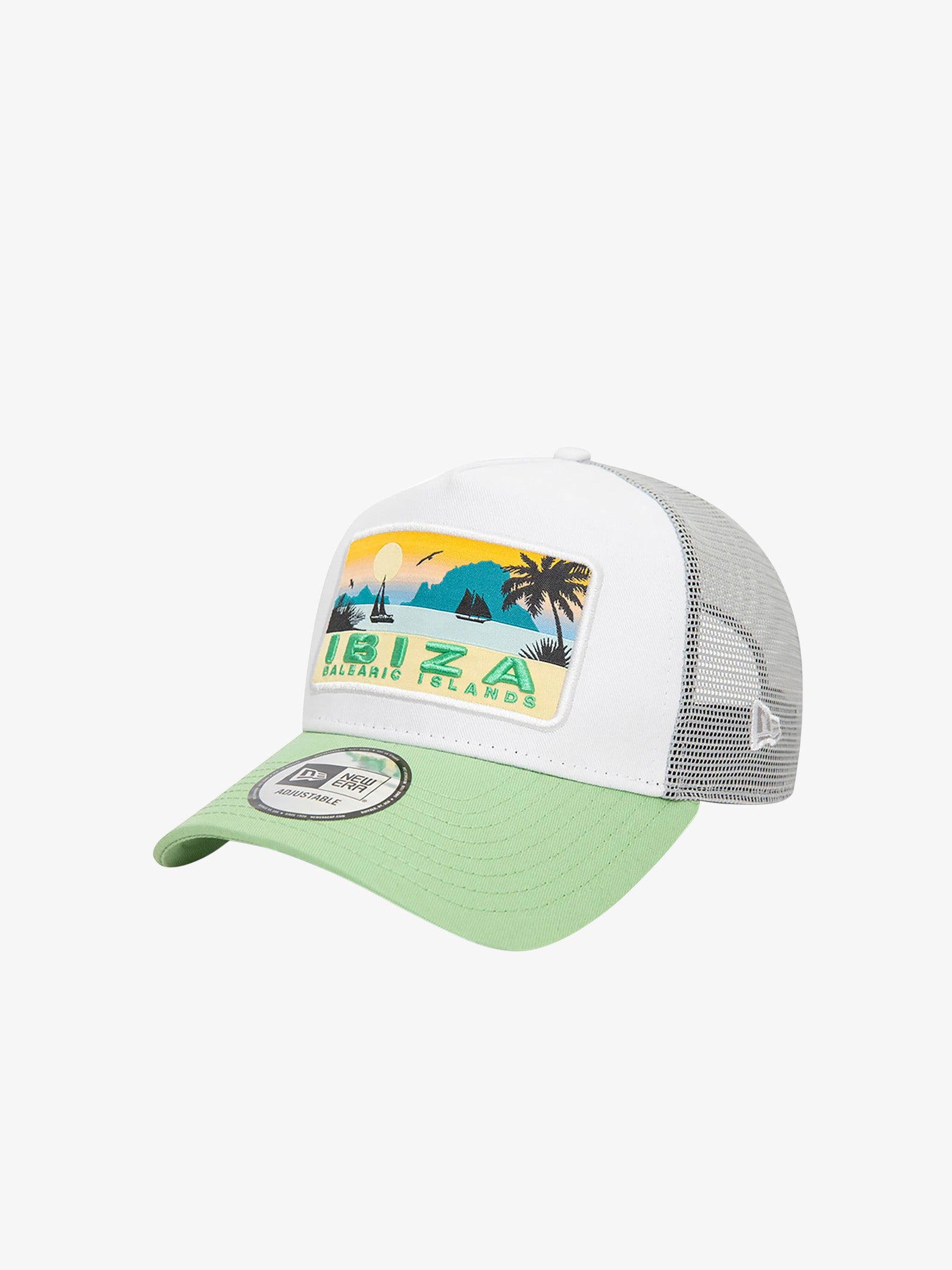 NEW ERA Cappello A-Frame Trucker New Era Summer Ibiza 60503542 cotone verde