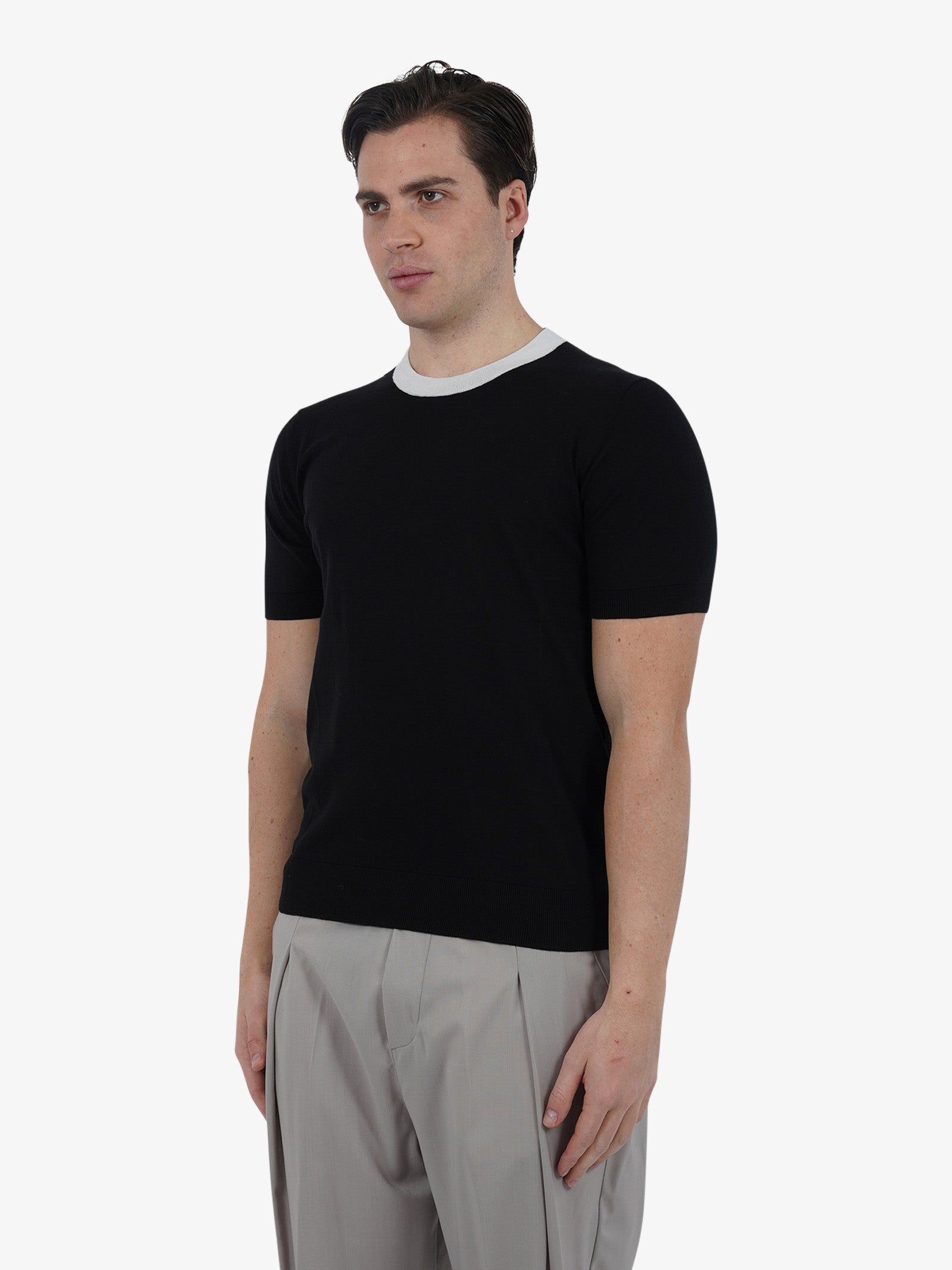 Tシャツ・カットソー PAOLO PECORA Men T-shirt Blue F03241696 685 p25-paolo-pecora-