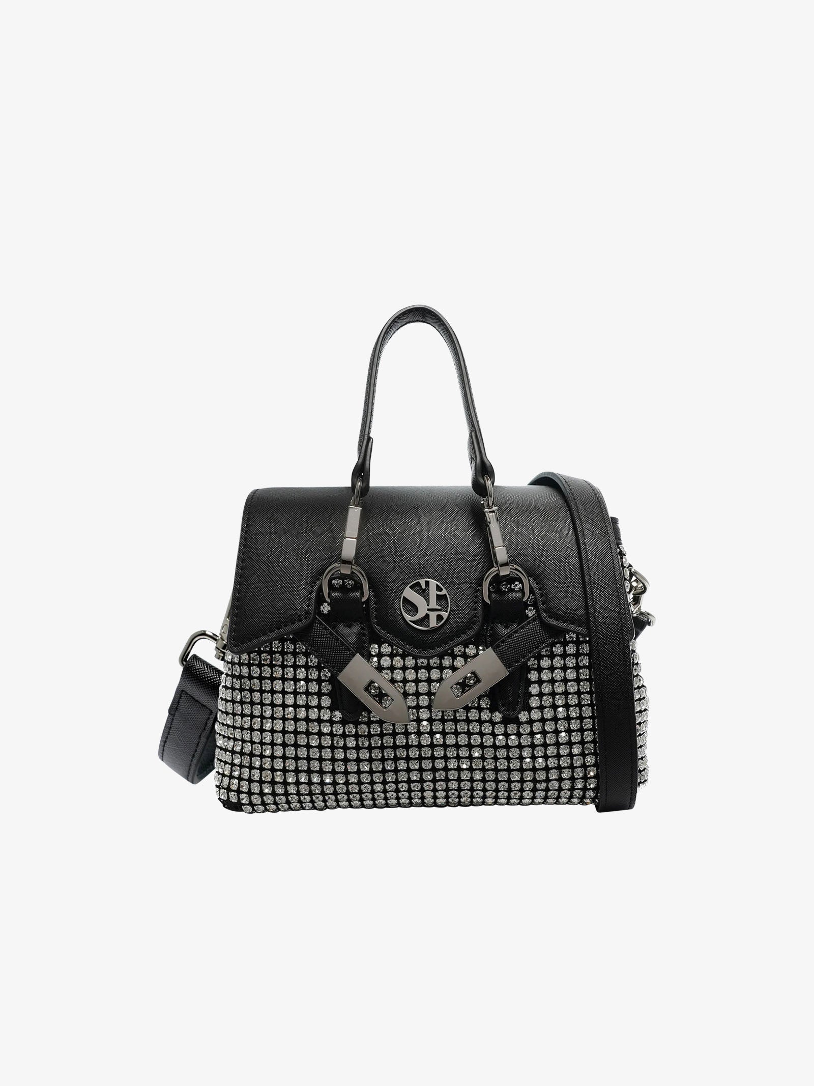 SECRET PON PON Borsa a spalla QUINY TWINKLE XSMALL donna nero