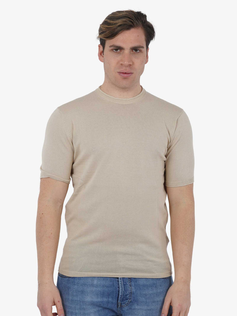 SSEINSE T-shirt girocollo M/M ME2713SS uomo cotone beige