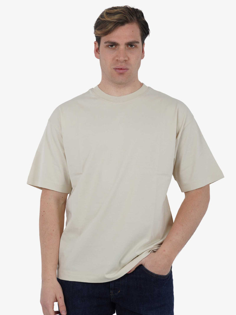 SSEINSE T-shirt M/M TE2656SS uomo cotone beige