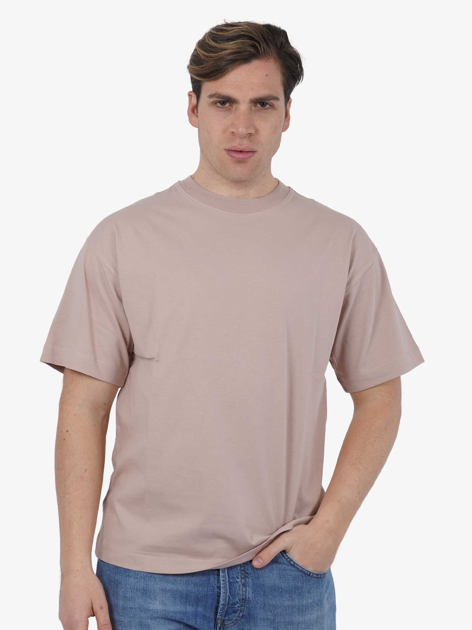 SSEINSE T-shirt M/M TE2656SS uomo cotone rosa