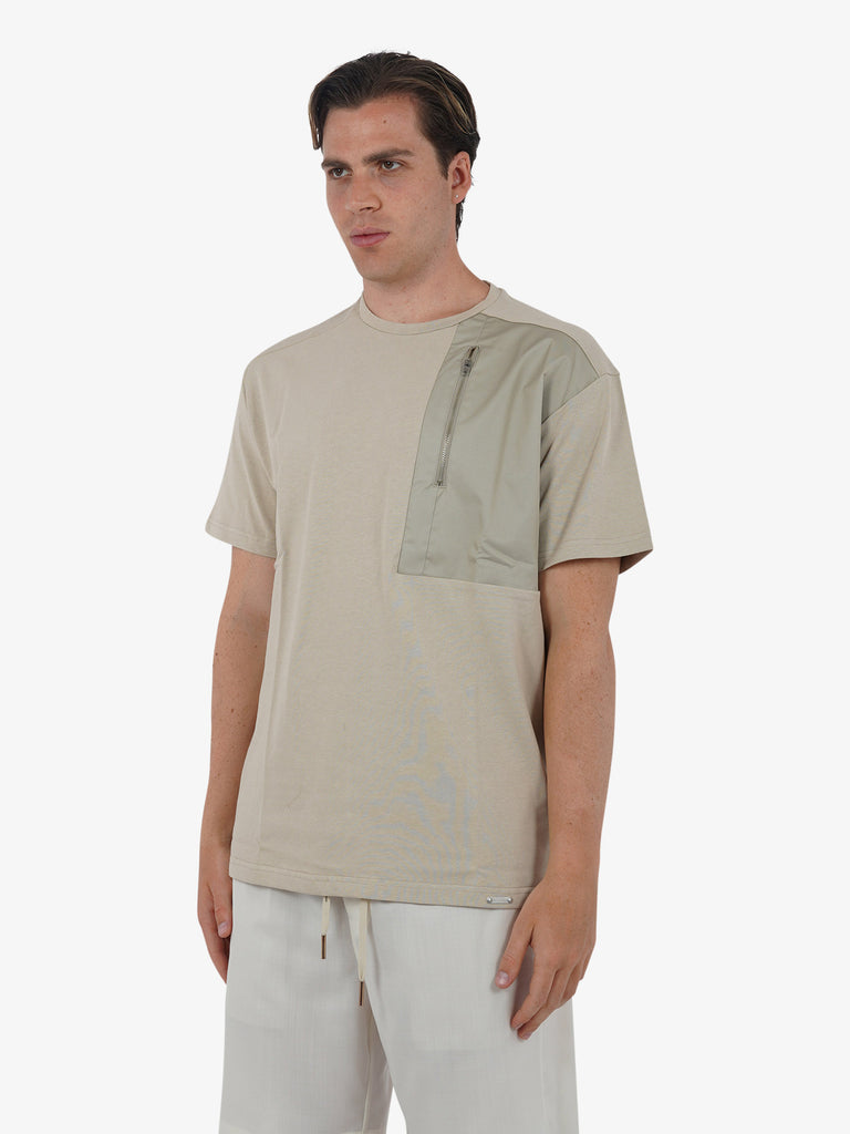 STATE OF ORDER T-shirt Lazo SO1TSS240006 uomo cotone beige