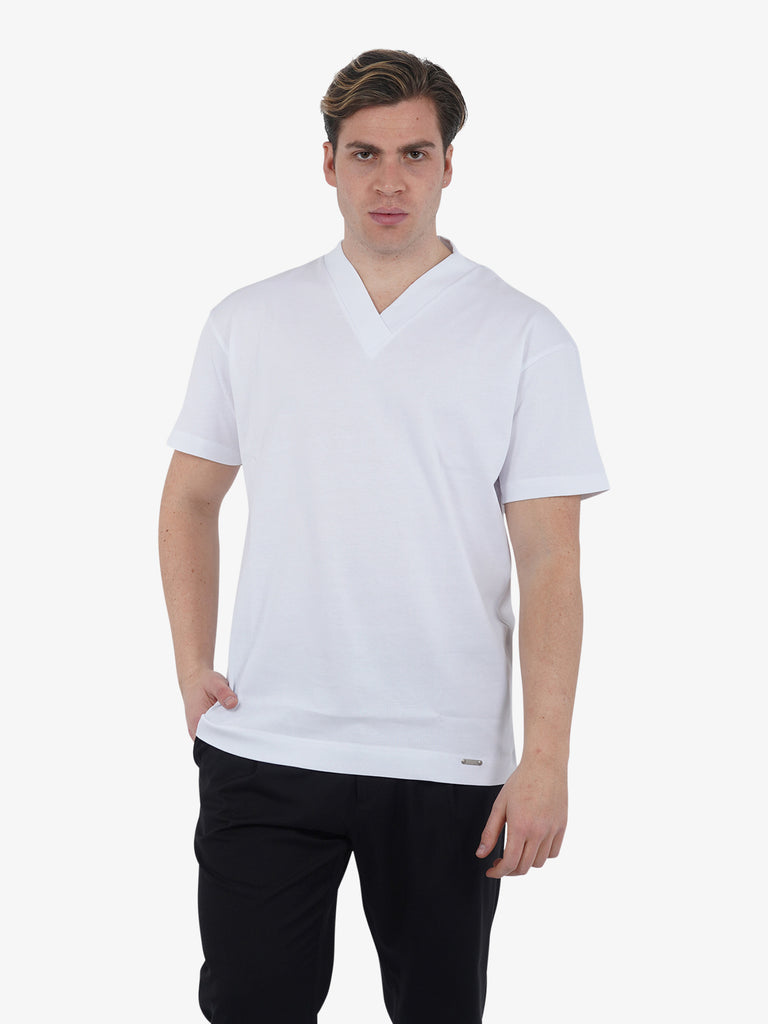 STATE OF ORDER T-shirt TANDER SO1TSS240008 uomo cotone bianco