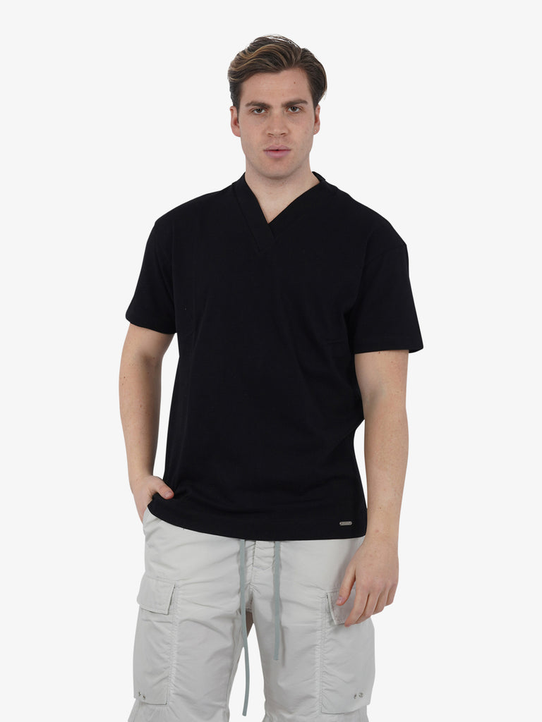 STATE OF ORDER T-shirt TANDER SO1TSS240008 uomo cotone nero