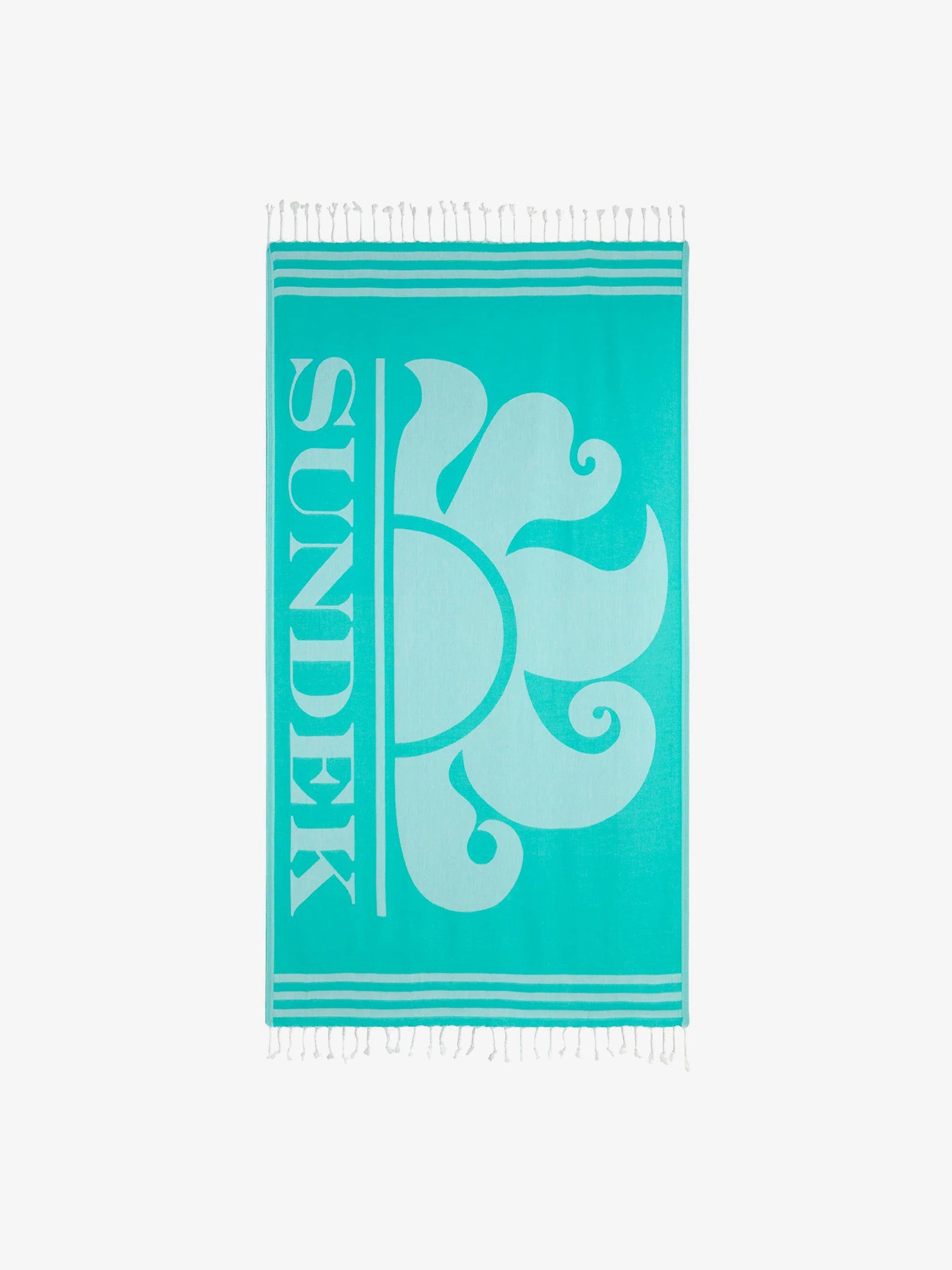 SUNDEK Telo da mare Key Fouta AM401ATC1000 cotone azzurro