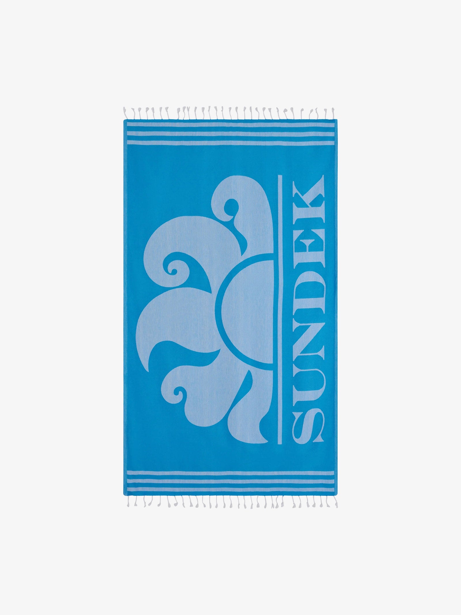 SUNDEK Telo da mare KEY FOUTA AM401ATC1000 cotone azzurro