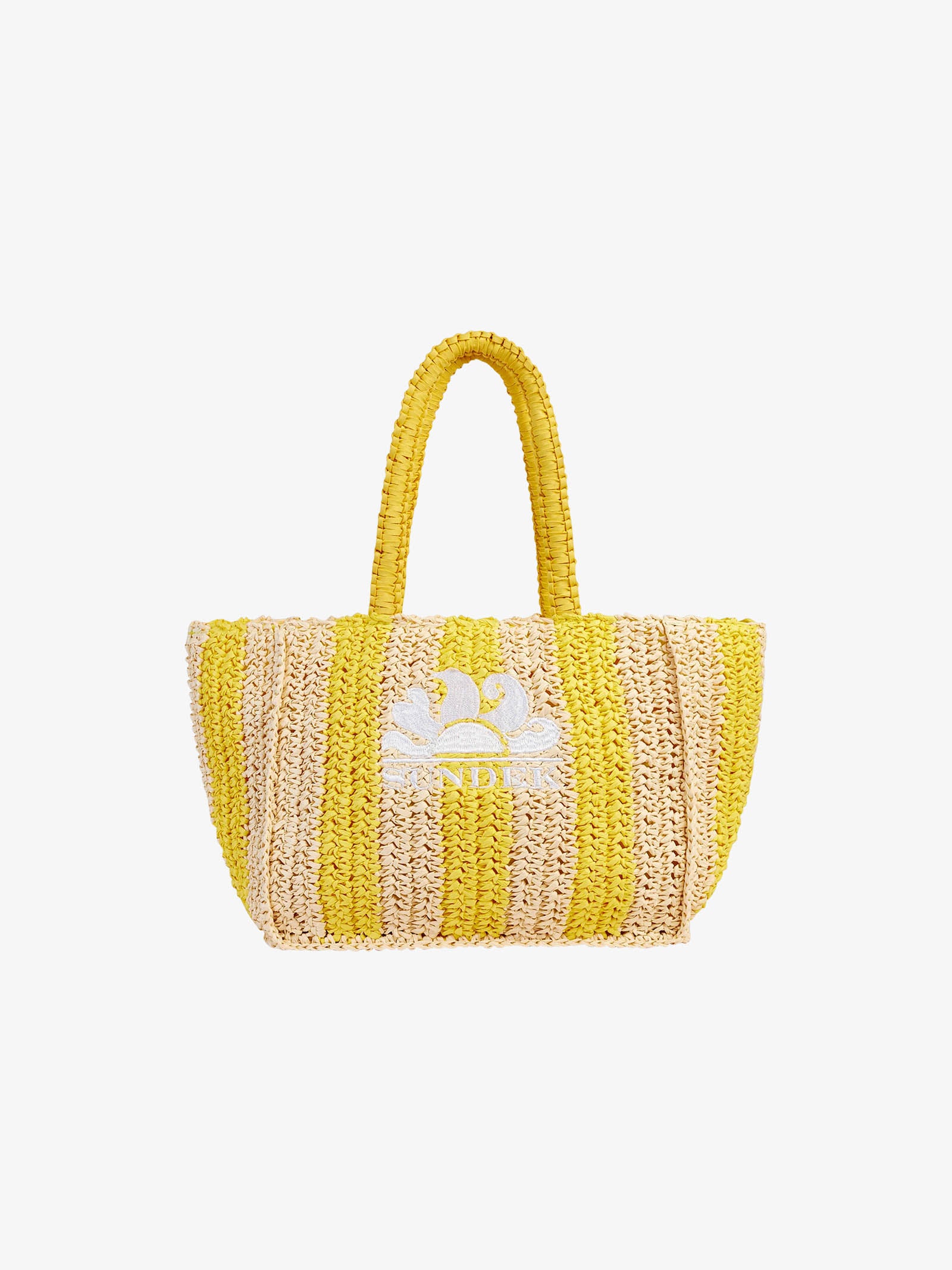 SUNDEK Borsa a mano VITA PAPER STRAW AW743ABPA100 donna giallo