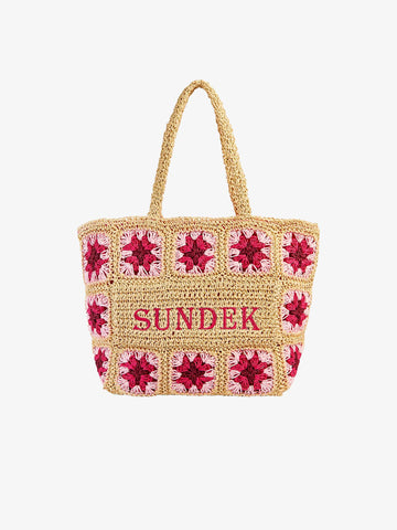 SUNDEK Borsa a mano TERRA PAPER AW745ABPA100 donna beige