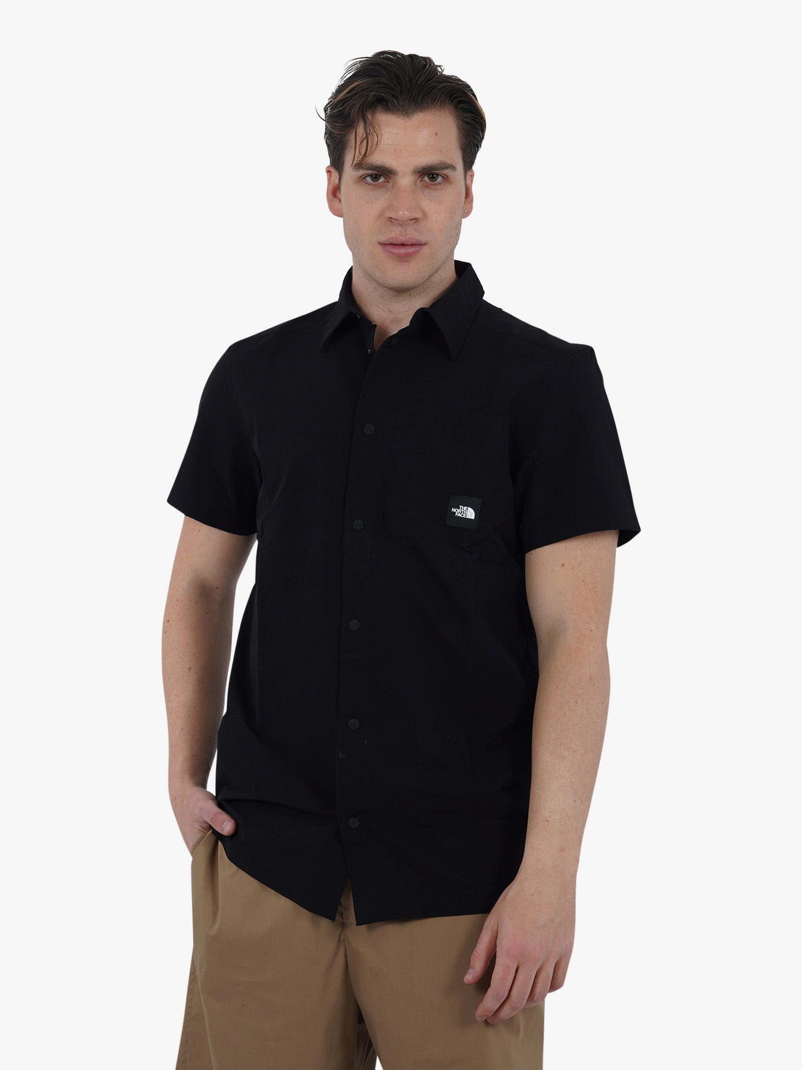 THE NORTH FACE Camicia Murray con bottoni NF0A879P uomo nylon nero