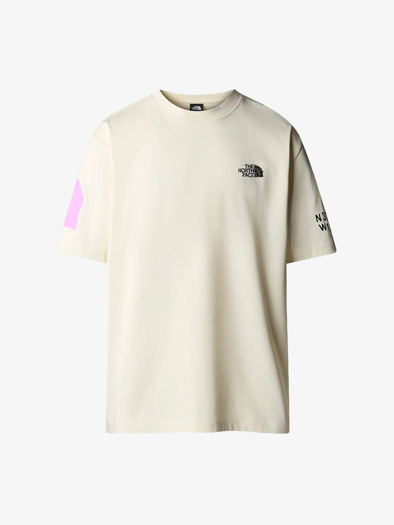 THE NORTH FACE T-shirt GRAPHIC NSE 87F6 uomo cotone bianco