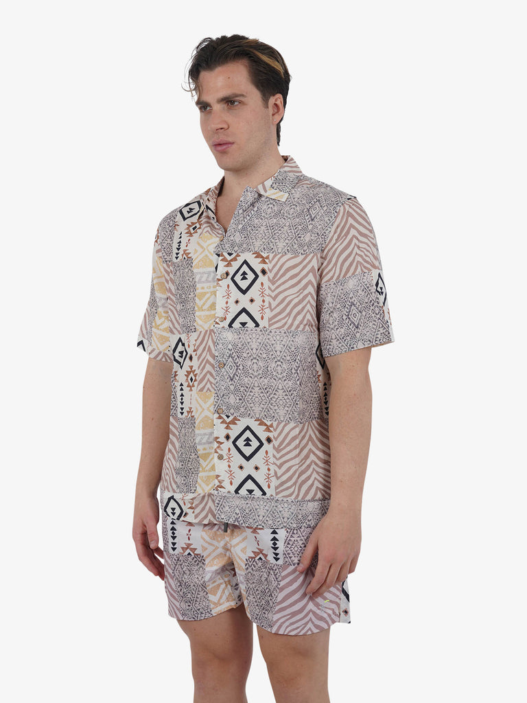 PHILIPPE MODEL Zapatillas NICE LOW MAN VNLU Hombre Piel Beige