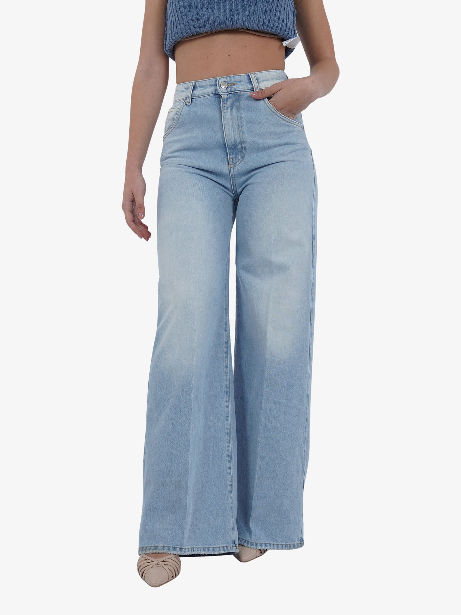 VICOLO Jeans DB5153 donna cotone denim - Main Image