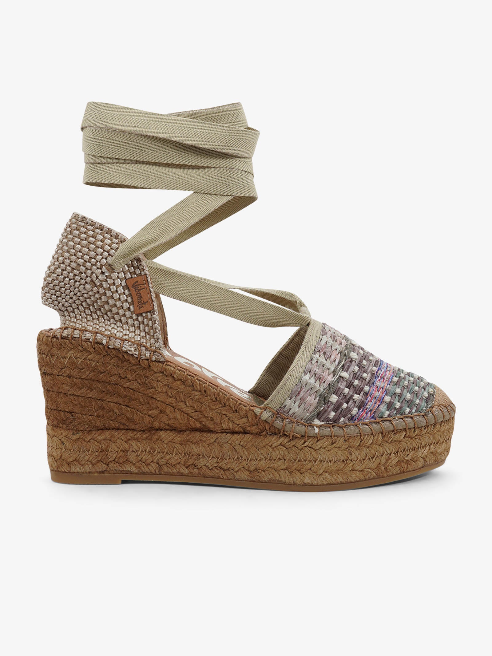 VIDORRETA Espadrillas rafia 05600RCT5T donna rafia grigio