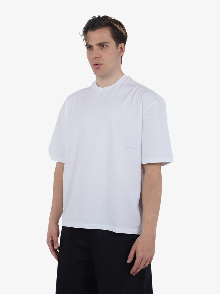 WHITE OVER T-shirt German TS/00104 uomo cotone bianco