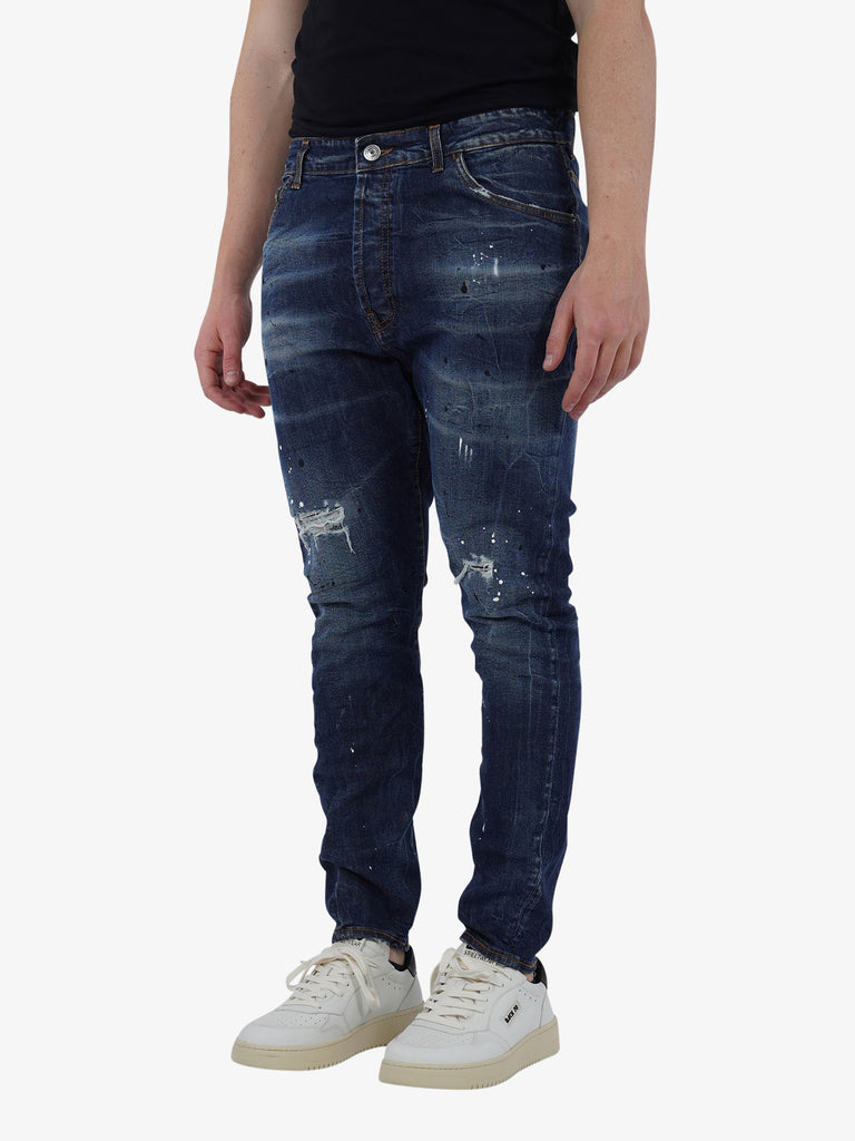 YES LONDON Jeans XJ3118/TWIST uomo cotone denim