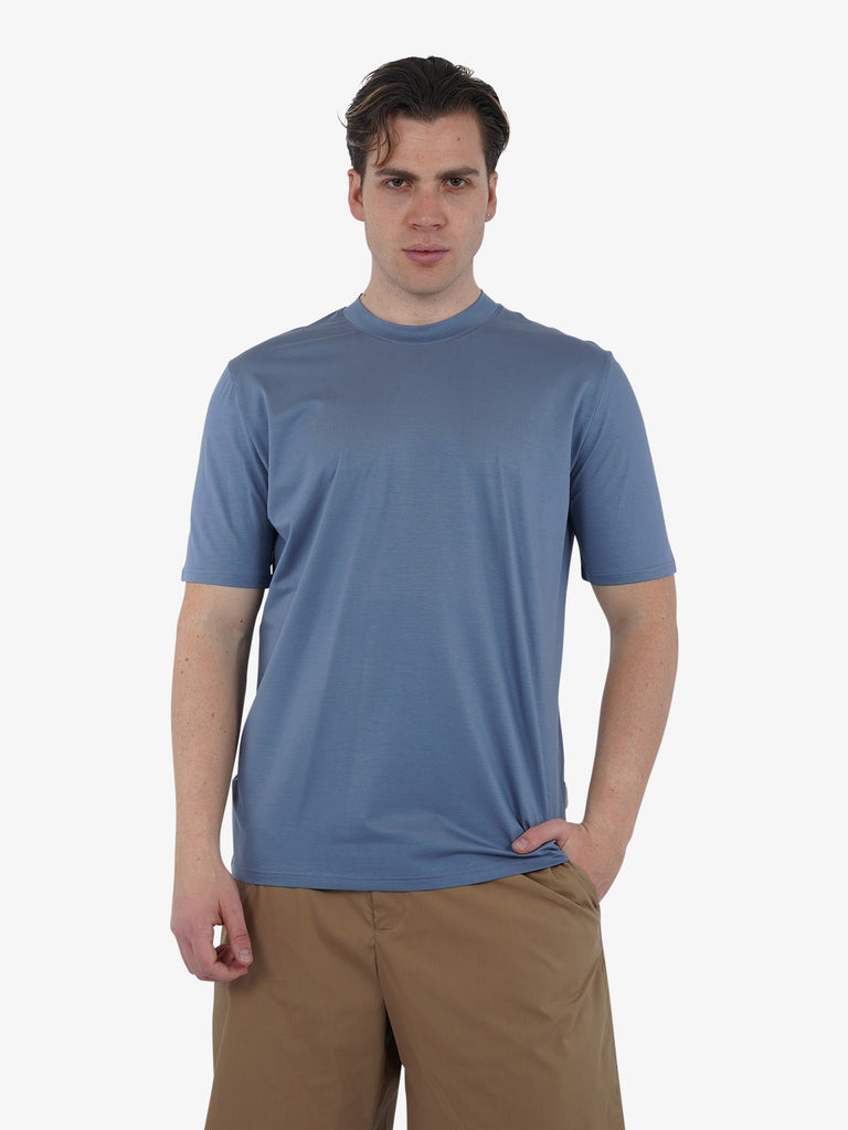 YES LONDON T-shirt girocollo XM4090 uomo cotone grigio