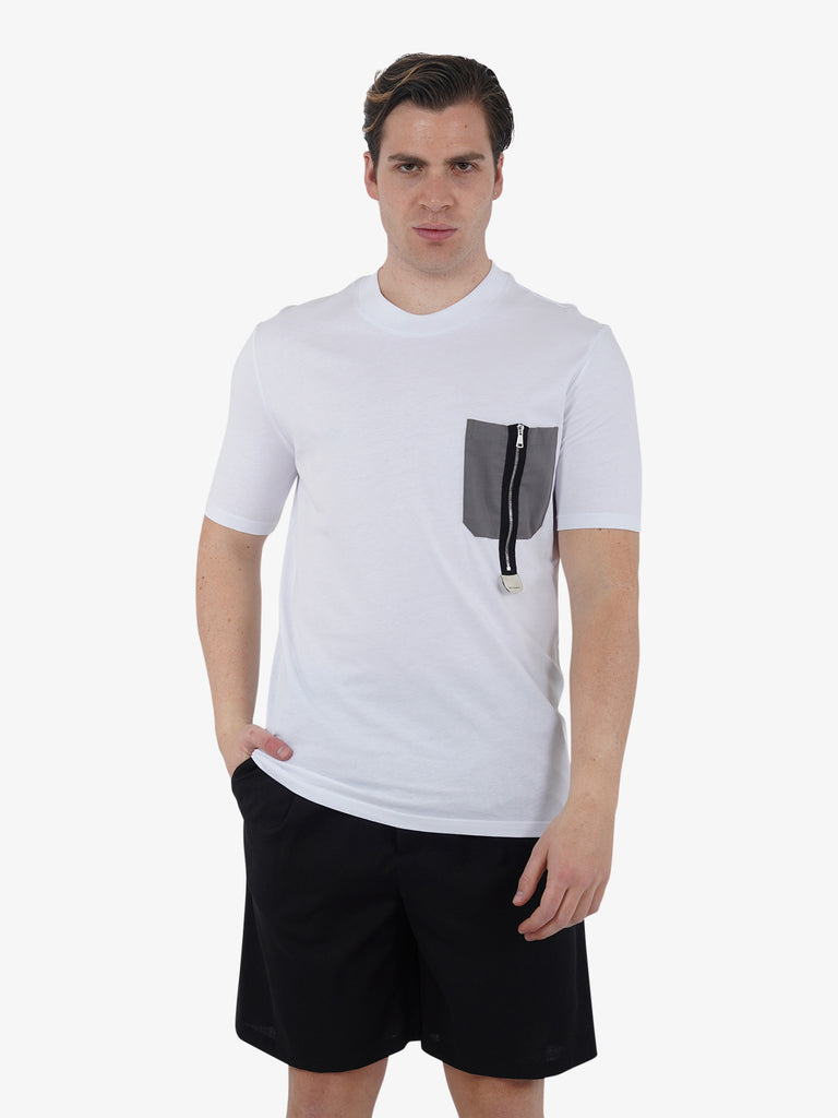 YES LONDON T-shirt XM4108 uomo cotone bianco
