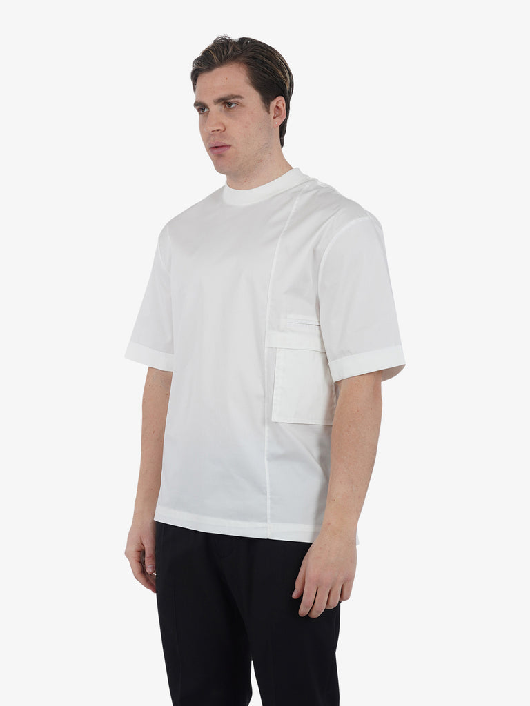 YES LONDON T-shirt XM4109 uomo cotone bianco