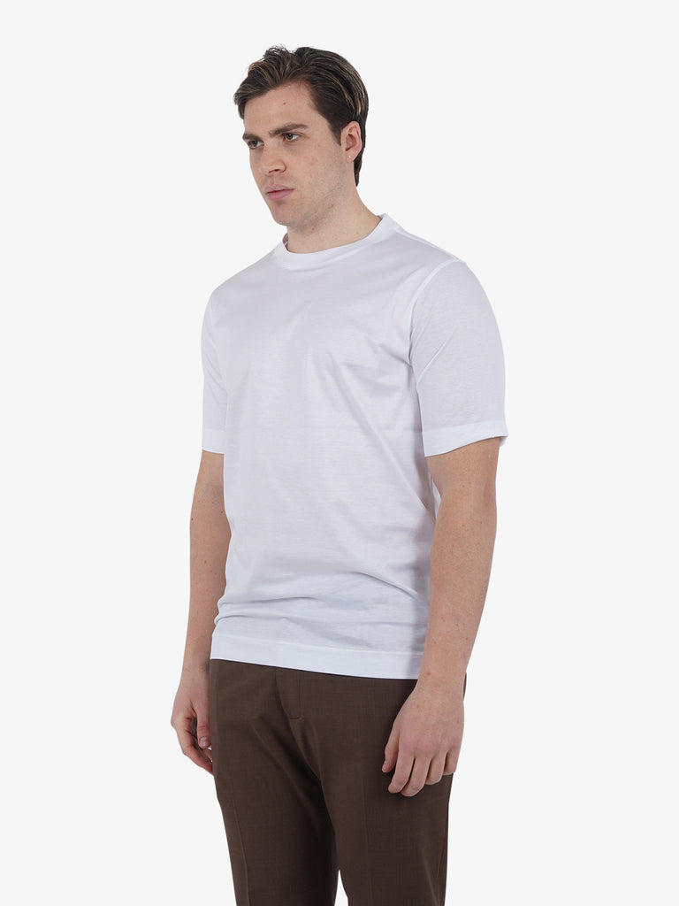 YES LONDON T-shirt XM4128 uomo cotone bianco