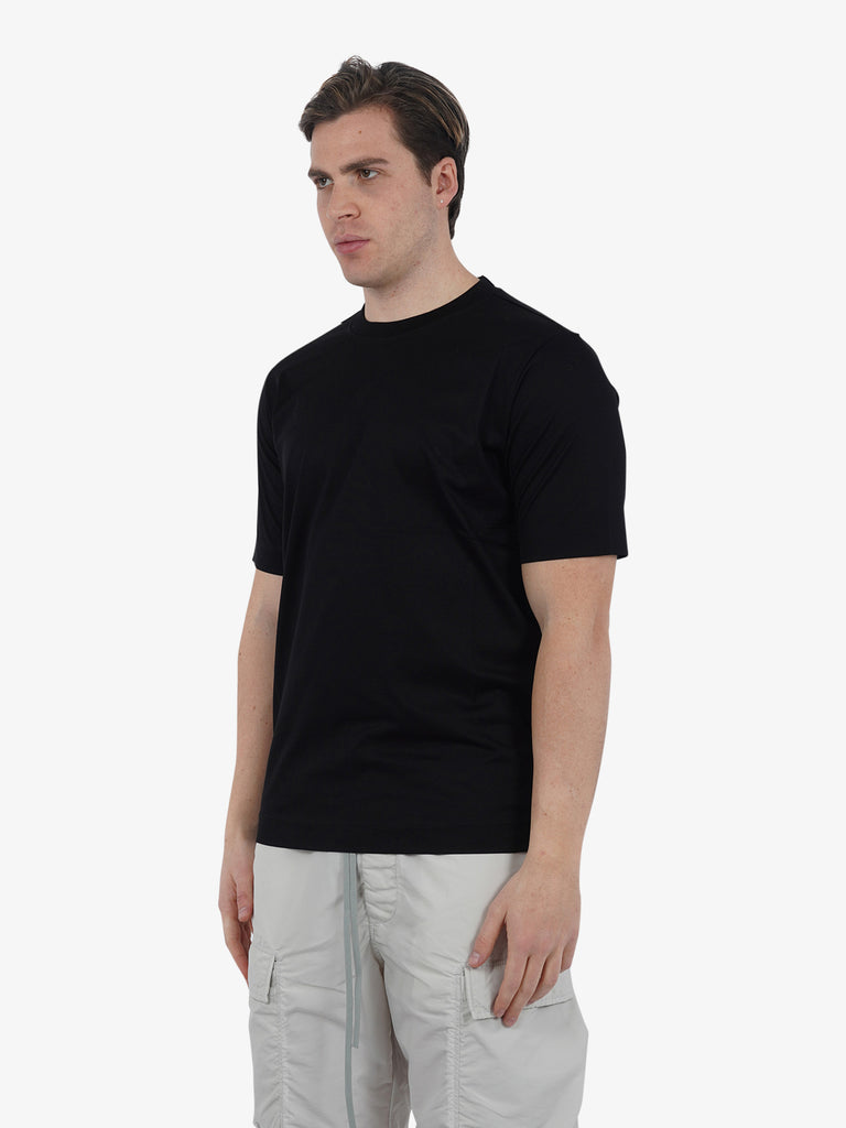 YES LONDON T-shirt XM4128 uomo cotone nero