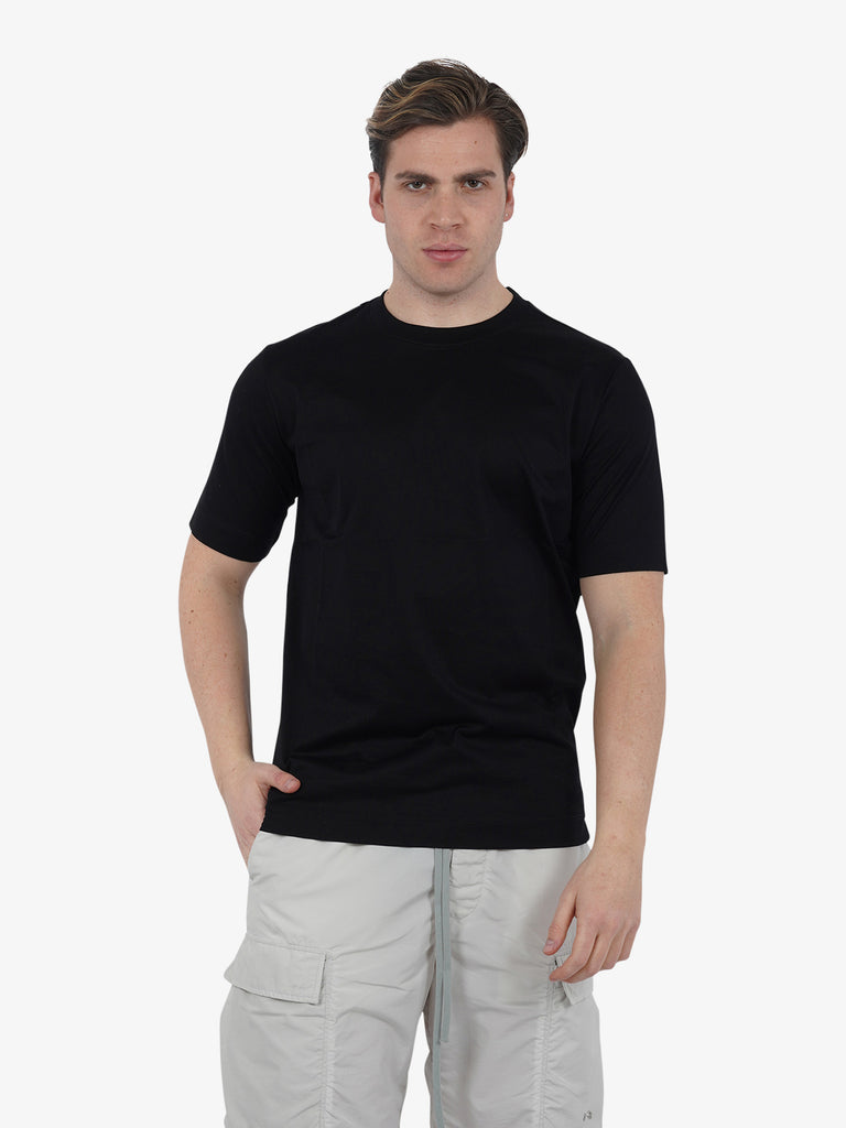 YES LONDON T-shirt XM4128 uomo cotone nero