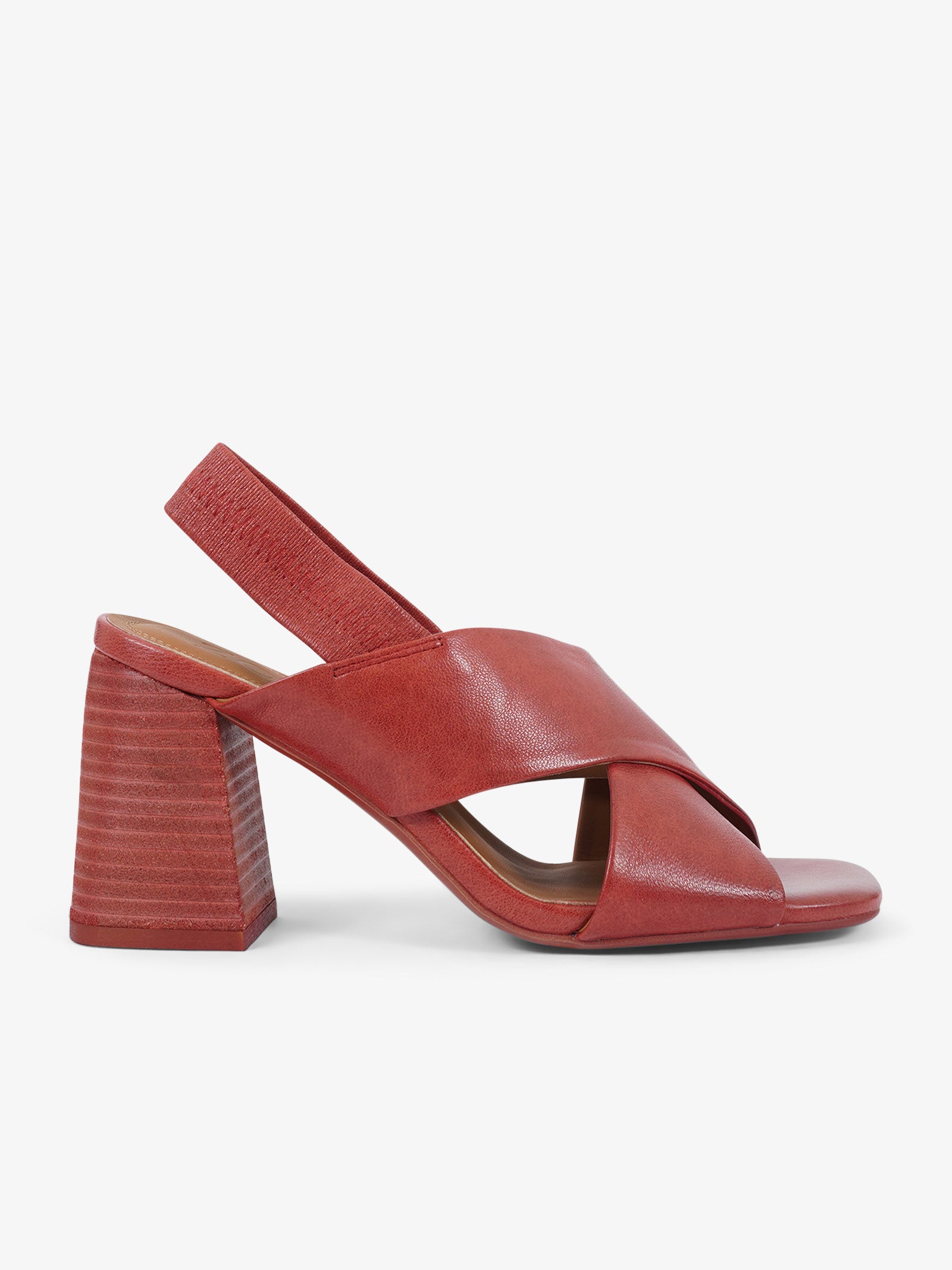 ZOE Sandali con tacco SOLEDAD03 donna pelle rosso