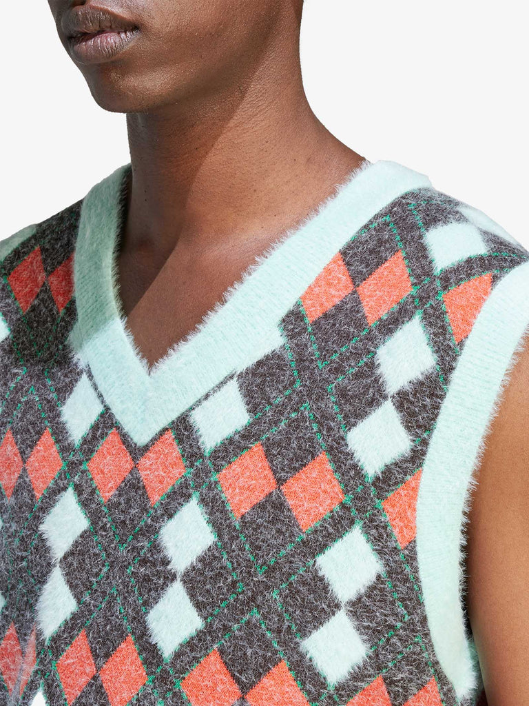 ADIDAS BY WALES BONNER gilet wb knit vest uomo multicolor poliestere
