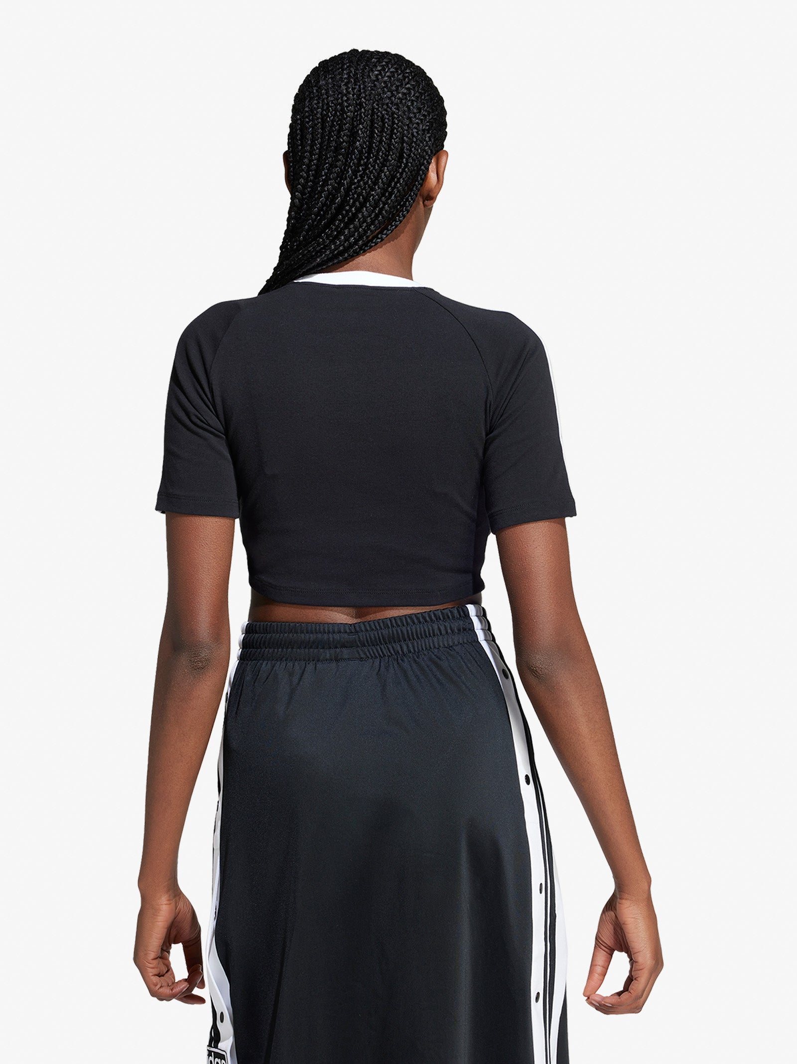 ADIDAS 3 S BABY TEE T-shirt IU2532 Women's Black