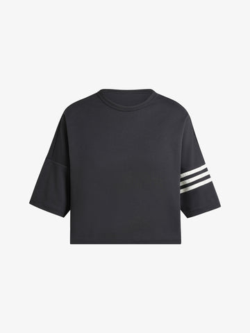 ADIDAS T-shirt NEUCL TEE Donna Nero Cotone