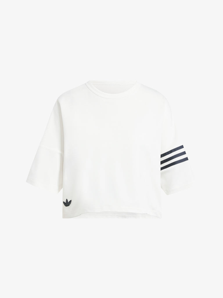 ADIDAS T-shirt Neucl Tee Donna Bianco Cotone