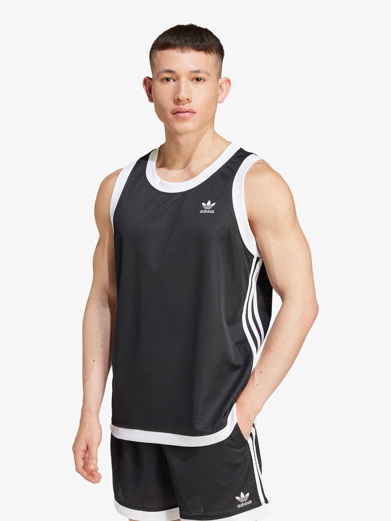 ADIDAS Canotte Mockeyelet vest IZ1830 Uomo Nero