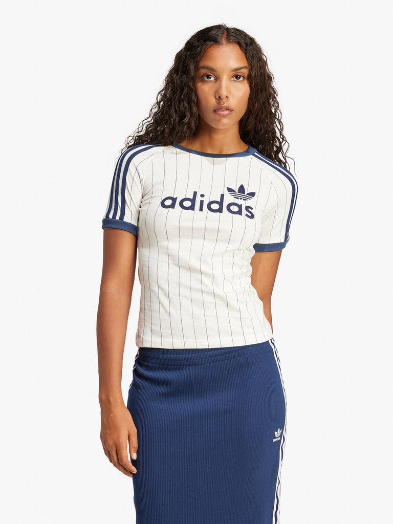ADIDAS t-shirt graphic cali JC7705 donna bianco cotone
