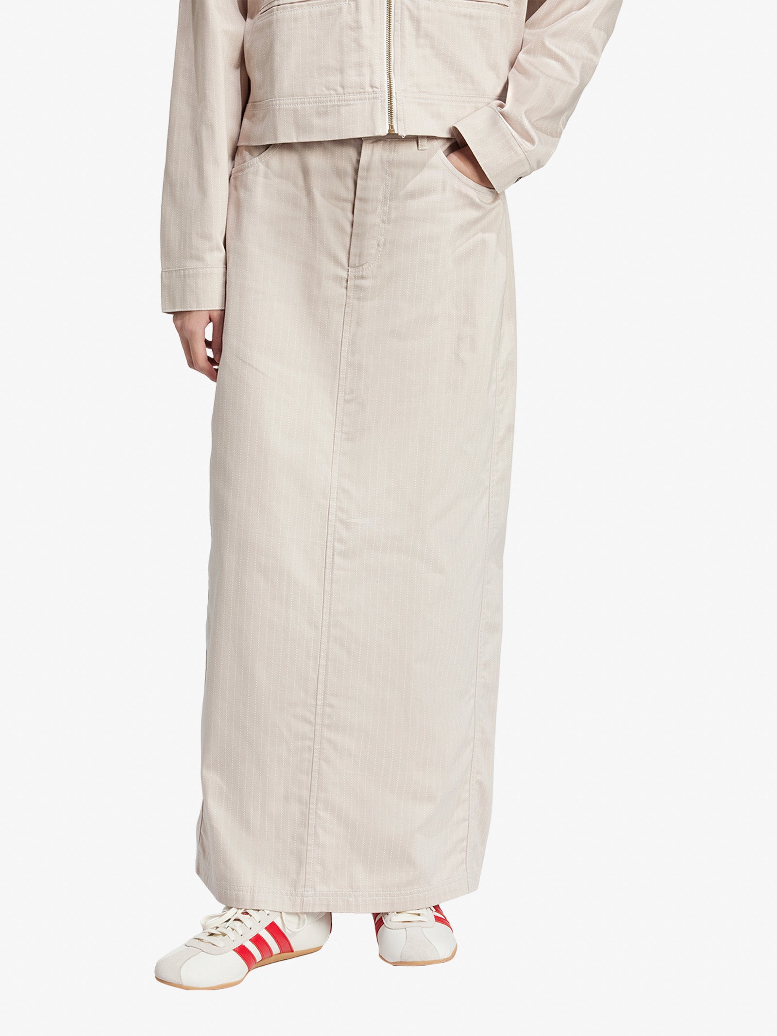 ADIDAS Long Skirts AOP MAXI SKIRT JC8854 Women's Cream