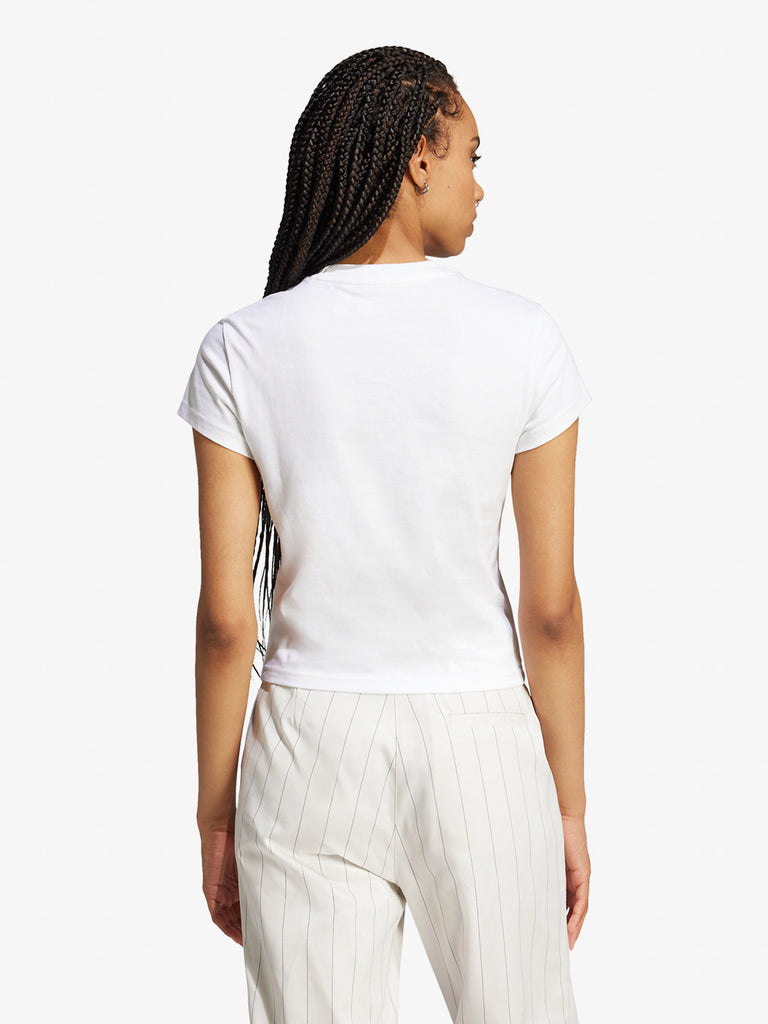 ADIDAS T-shirt ESS SLIM TEE JC8973 Donna Bianco