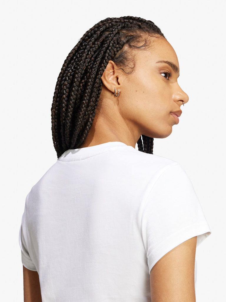 ADIDAS T-shirt ESS SLIM TEE JC8973 Donna Bianco